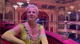 Dancing grandma tangoes around Blackpool Ballroom after scooping £1m on lottery