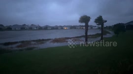 Inland Sarasota Hurricane Footage