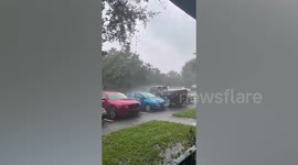 Rain lashes Naples, Florida, as Hurricane Milton approaches