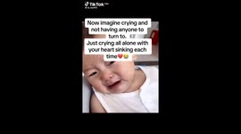 This video is about people who cry alone without anyone to help them