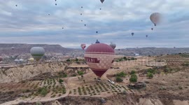 Türkiye's hot air balloon tours poised to break annual passenger record