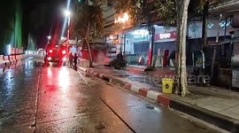 Overhead cables catch fire in 'developmentally challenged' Bangkok