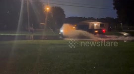 Hurricane in Mainland Southern Brevard, USA