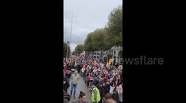 Ireland: Palestine protest in Dublin ahead of October 7 anniversary