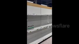 US: Empty shelves in Orange County, Florida ahead of Hurricane Milton