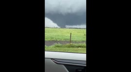 Tornado sighted in Clewiston, Florida