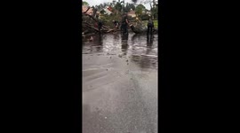 Deputies clear tornado debris in Mariner Sands, Florida