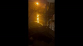 Transformer fire in Bradenton as Hurricane Milton strikes Florida