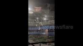US: Hurricane Milton Tears Roof Off Tropicana Field In Devastating Strike