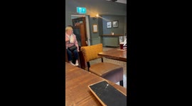 Halloween spirit! Pub goer given fright by friend dressed as ghost