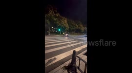 Unlicensed motorcycle hits officer leaving him in critical condition
