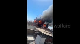 Chile: Large Fire Erupts At Historic San Francisco Church In Iquique