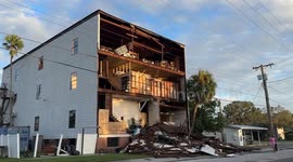 Ybor Cigar Factory Collapses Post-Hurricane