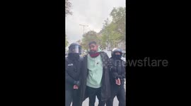 Germany: Police arrest a pro-Palestine activist in Berlin, Germany