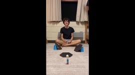 Ping Pong Trick Shots But The Ball Lands On Glue Sticks Instead of a Cup