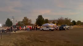 US: Trump Supporters Line Up One Day Before His Rally In Prescott, AZ