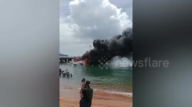 Indonesia speedboat fire kills five following refueling explosion