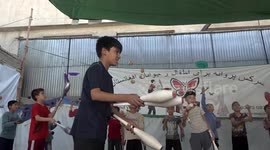 Afghan stunt artist volunteers help vulnerable children build careers