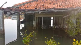 Climate change causes rising sea level in Mayangan Village North Coast West Java