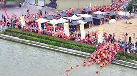 China: Swimming Competition in Huai'an