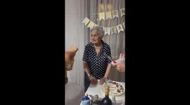 Grandma's Birthday Pops Off in a Bad Way