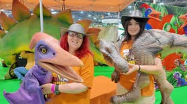 Interview with the Creative Director of Rent A Dinosaur at this year's New Scientist Live at the Excel Center