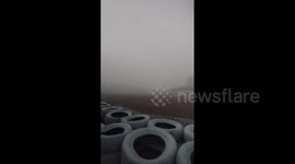 Spain: Dense Fog Envelops Barcelona