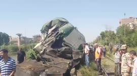 1 dead, 21 injured in train collision in southern Egypt: ministry