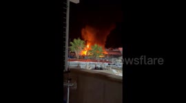 Gaza: The first minutes of Israel's attack on their tent in the courtyard of Al-Aqsa Hospital in Deir al-Balah, central Gaza