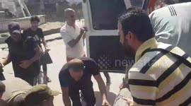 Gaza: The Palestine Red Crescent teams rescued two critically injured individuals