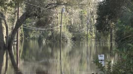 US: Floodwaters linger in Florida's hard-hit area days after Hurricane Milton's landfall