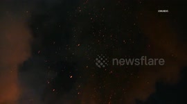 US, Los Angeles: Winnetka Greater Alarm Structure Fire