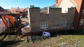 The home of Novichok death woman Dawn Sturgess and her partner Charlie Rowley in Amesbury in Wiltshire Totally Demolished .
