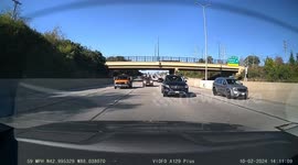 Vehicle Gets Sideswiped While Changing Lanes