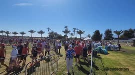 US: Thousands Flock To Coachella For California Trump Campaign Rally 10