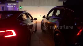 Tesla owner syncs vehicles to home's extravagant Christmas lights