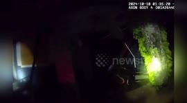 Police save family from home crushed by tree in Florida Hurricane Milton storm