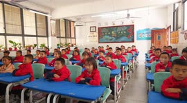 China: Students Nap in Enshi