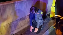 Thailand's 'Michael Jackson' kneels in apology over fatal traffic crash