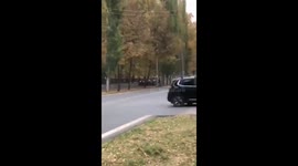 Car leaves scene of accident without driver in Sterlitamak after collision