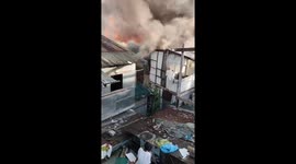 Fire breaks out in residential area of Sta. Ana, Manila