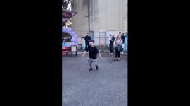 Passing Car Becomes Part of Gender Reveal