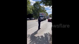 US: Two Giant Pandas Arrive At National Zoo In Washington, D.C., From China