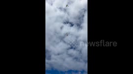 US: Navy Parachutist Crash-Lands On Mom And Daughter At San Francisco Fleet Week Air Show