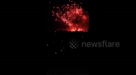 Lebanon: Footage captures the moment Israeli aircraft bombarded the town of Ain in northern Bekaa