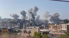 Lebanon: Violent Israeli raids targeted the city of Nabatieh