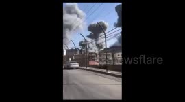 Lebanon: Footage of the Israeli strike on the city of Nabatiyeh