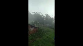 Tornado damages 12 homes in Indonesia