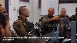 Lebanon: The Deputy Chief of the General Staff held a situational assessment with the Commanding Officer of the 91st Division