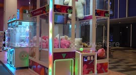 Giant 15ft-tall claw grabber machine installed at shopping mall in Bangkok
